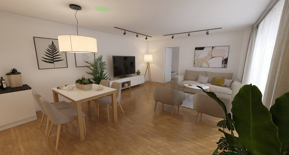 Frischluft pur: 2-Zimmer-Wohnung mit großzügigem Balkon - barrierefrei & modern!