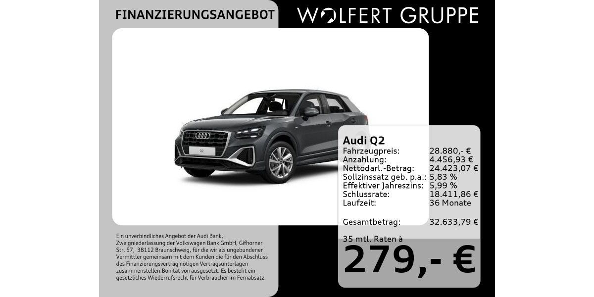 Audi Q2 21.879 km 28.880 &euro; Buergstadt 63927