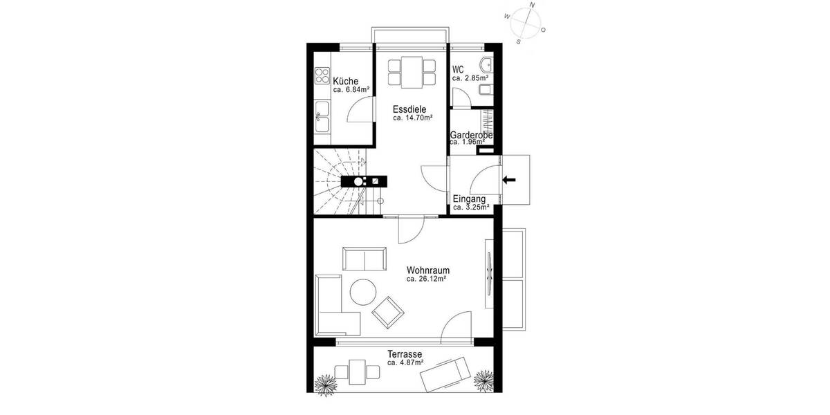 Doppelhaushälfte Unterhaching - 4 Zimmer, 120 m&sup2;, 998.000&euro; | Angebot:25726377