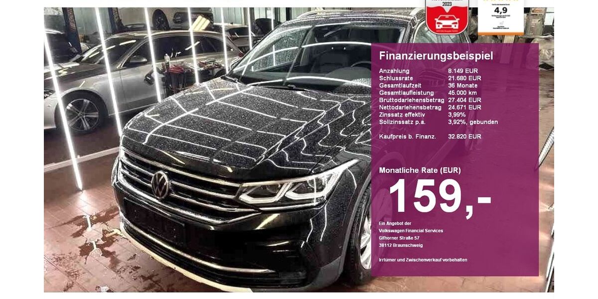 VW Tiguan 28.800 km 31.320 &euro; Albbruck 79774