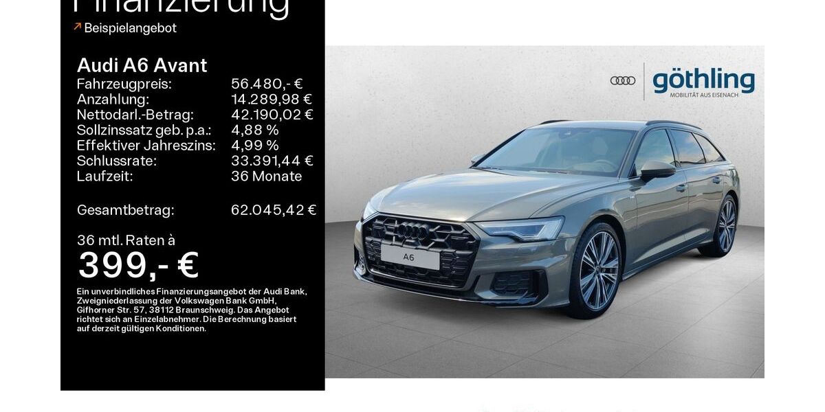 Audi A6 26.000 km 56.480 &euro; Eisenach 99817