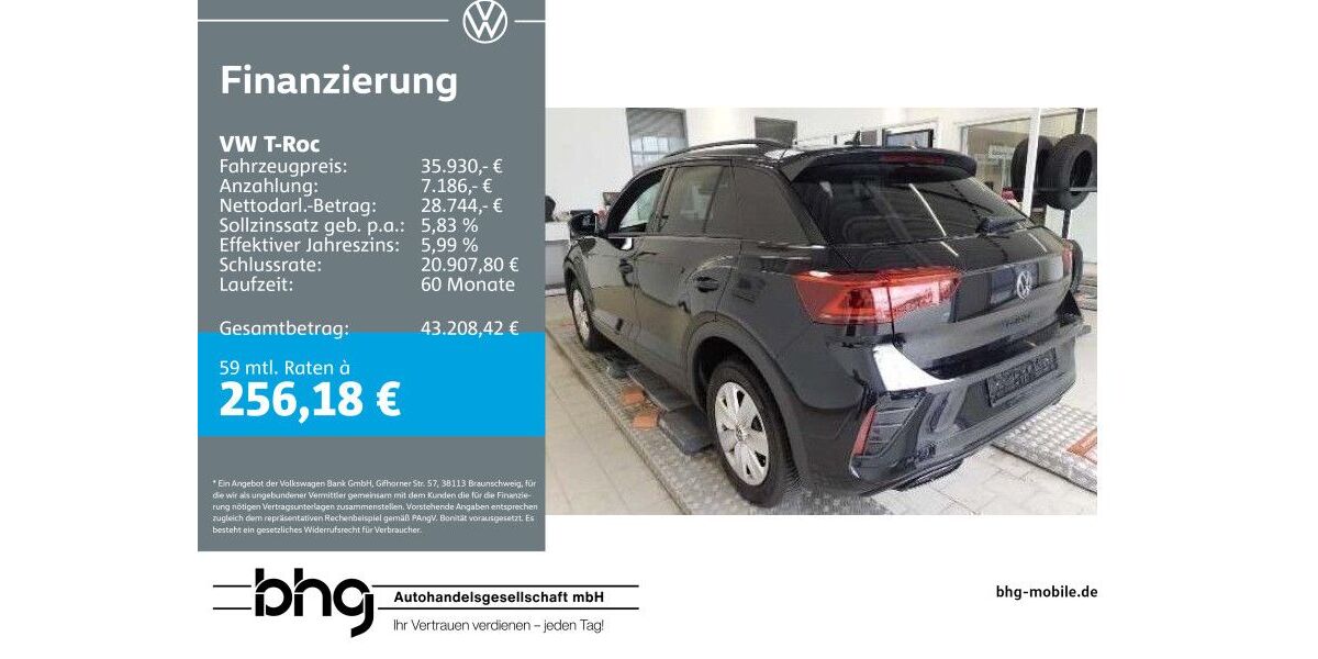 VW T-Roc 17.245 km 34.730 &euro; Ettlingen 76275