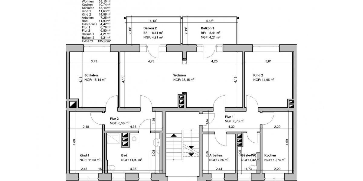 Etagenwohnung Chemnitz Bernsdorf - 5 Zimmer, 136 m&sup2;, 980&euro; | Angebot:25803455