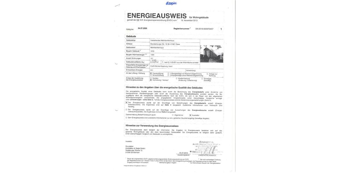Etagenwohnung Riesa Neuweida - 2 Zimmer, 51 m&sup2;, 65.000&euro; | Angebot:26248612