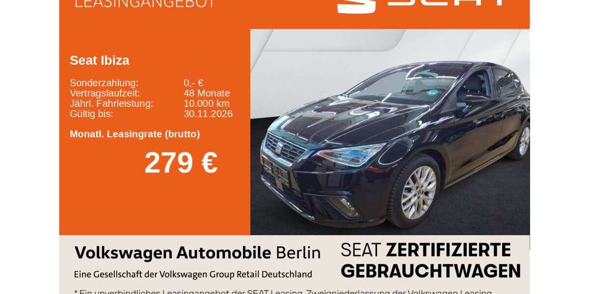 Seat Ibiza 9.450 km 26.930 &euro; Berlin 13089