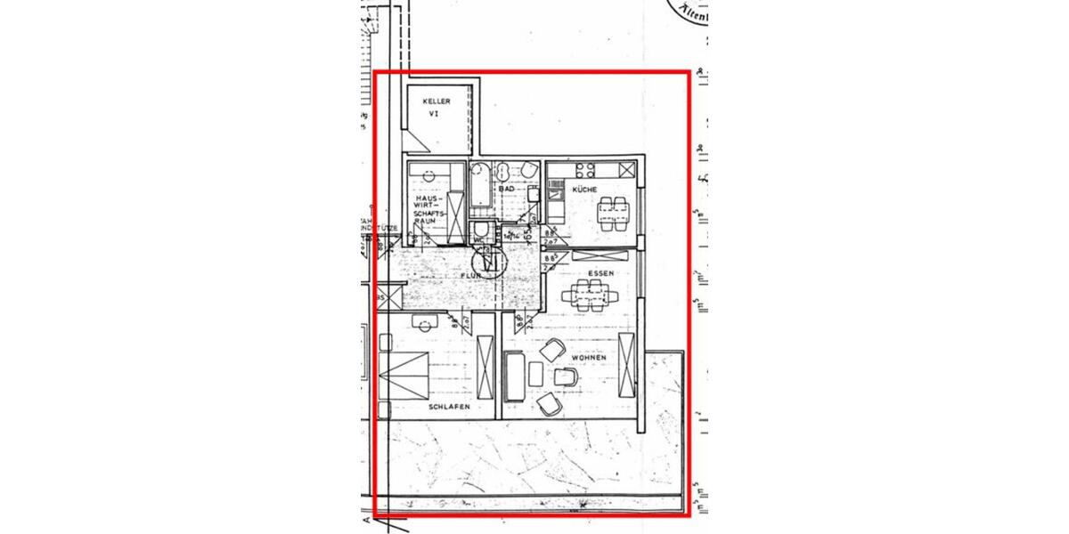 Moderne 100 m² Terrassenwohnung – komplett saniert! 2 zimmer