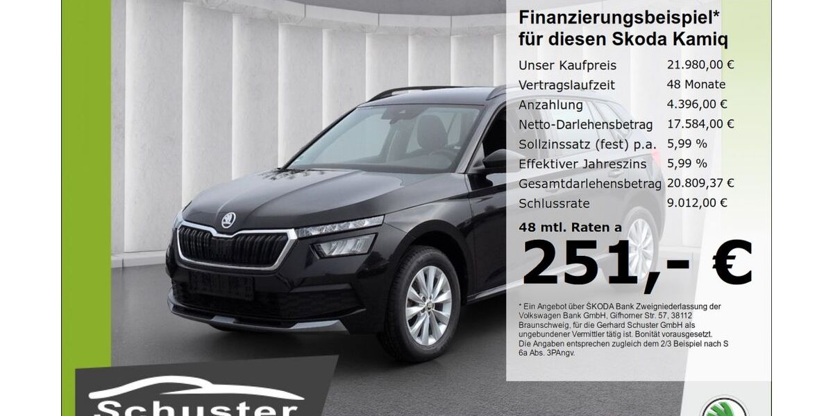 Skoda Kamiq 31.225 km 21.980 &euro; Ruhstorf 94099