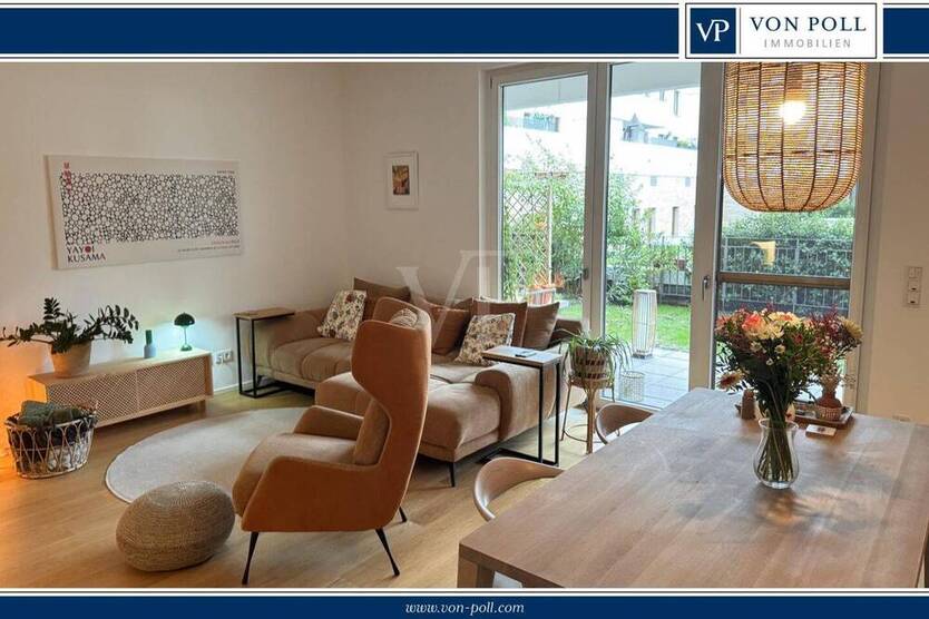 Luxuriöse NeubauWohnung mit exklusiver Ausstattung und privatem Garten in begehrter Lage