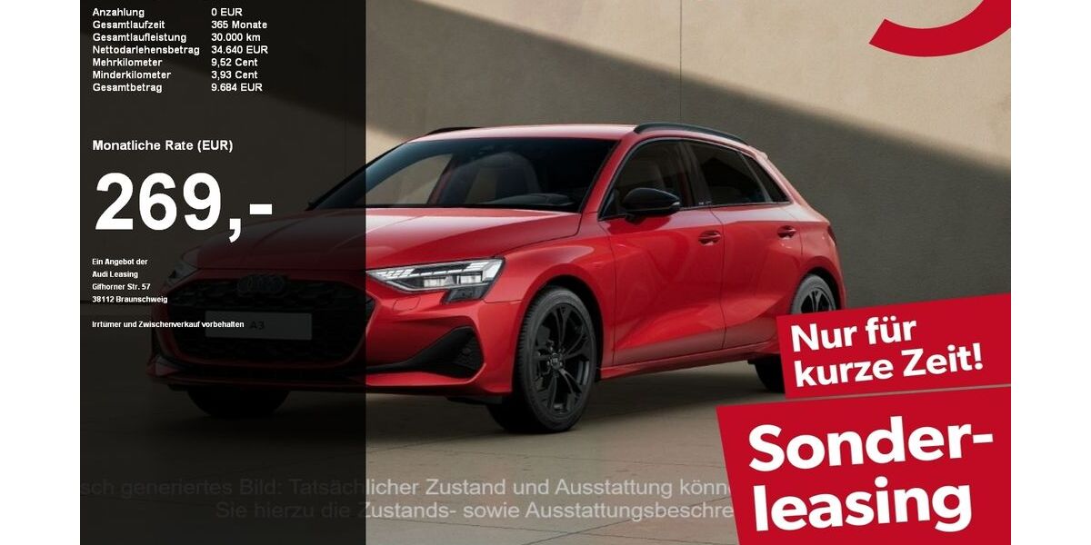 Audi A3 6.200 km 33.840 &euro; Wackersdorf 92442