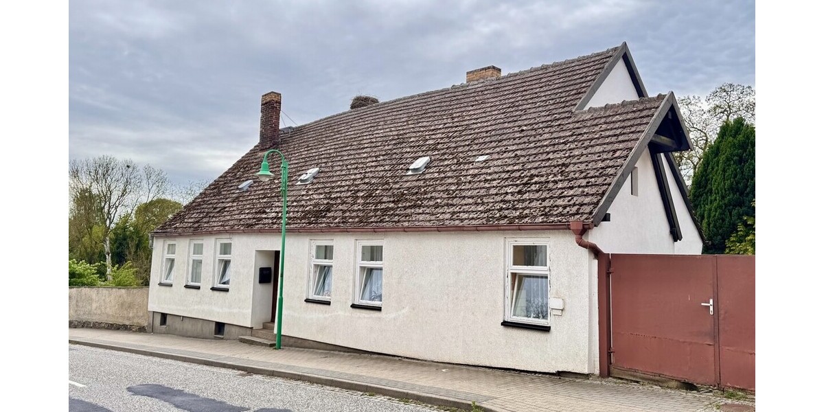 HORN IMMOBILIEN ++ Ein Haus für viele Möglichkeiten in Brüssow bei Löcknitz - Einfamilienhaus Brüssow | Angebot:26647225