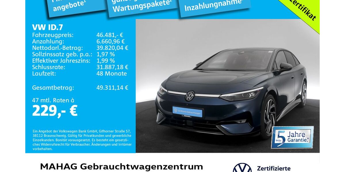 VW ID.7 16.065 km 46.380 &euro; München 80935