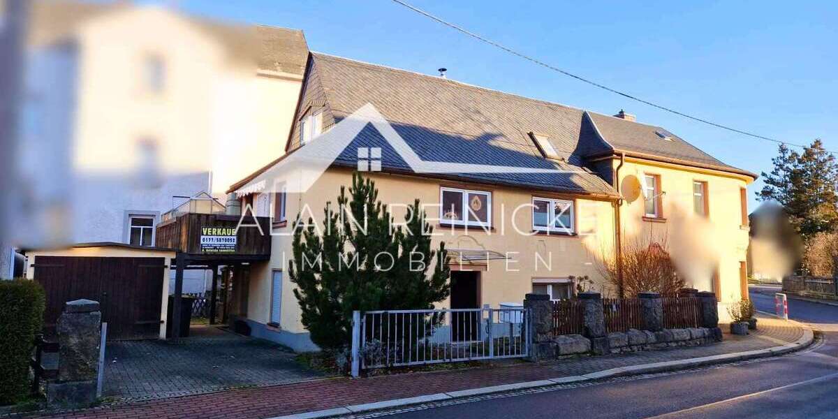 Wohnen & kleines Gewerbe unter einem Dach - Einfamilienhaus Burkhardtsdorf | Angebot:26234233