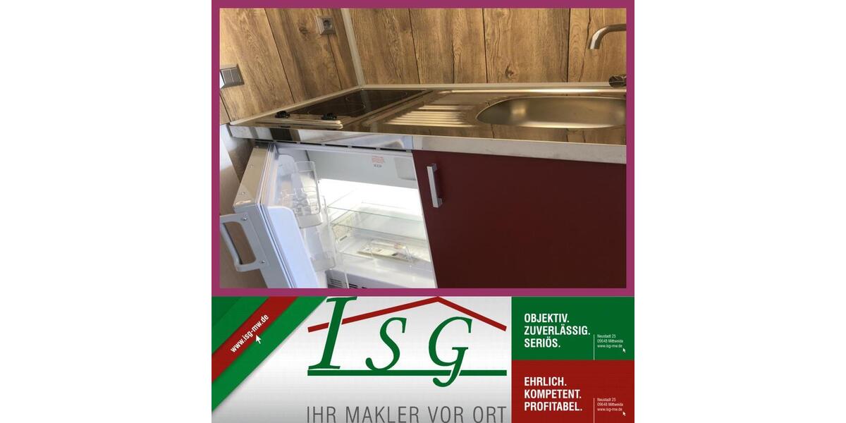 Etagenwohnung Mittweida - 1 Zimmer, 18 m&sup2;, 190&euro; | Angebot:25428652