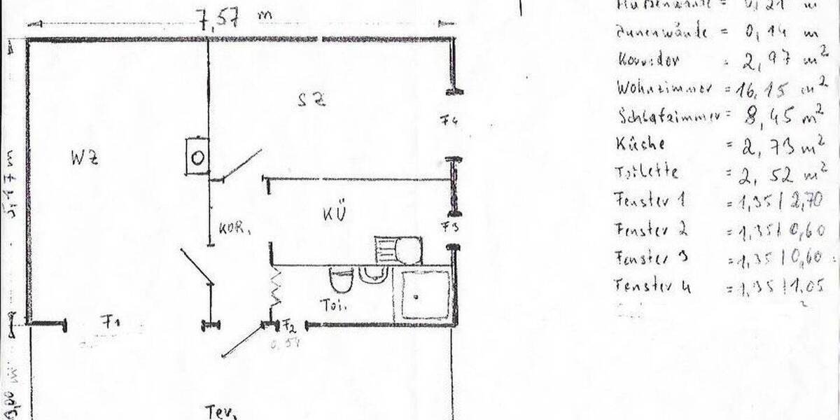 Mehrfamilienhaus, Wohnhaus Groß Lindow Weißenspring - 2 Zimmer, 33 m&sup2;, 33.000&euro; | Angebot:26170960