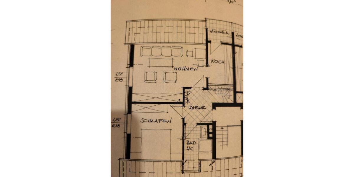 Dachgeschoßwohnung Bad Wünnenberg - 2 Zimmer, 55 m&sup2;, 445&euro; | Angebot:25309657