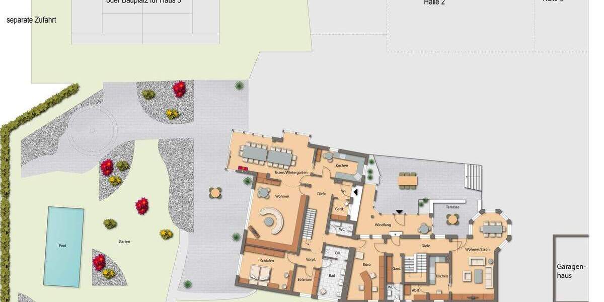 Vielseitiges Unternehmer-Anwesen in Bestzustand! Wohnen. Arbeiten. Leben. Freystadt - Forchheim 9 zimmer