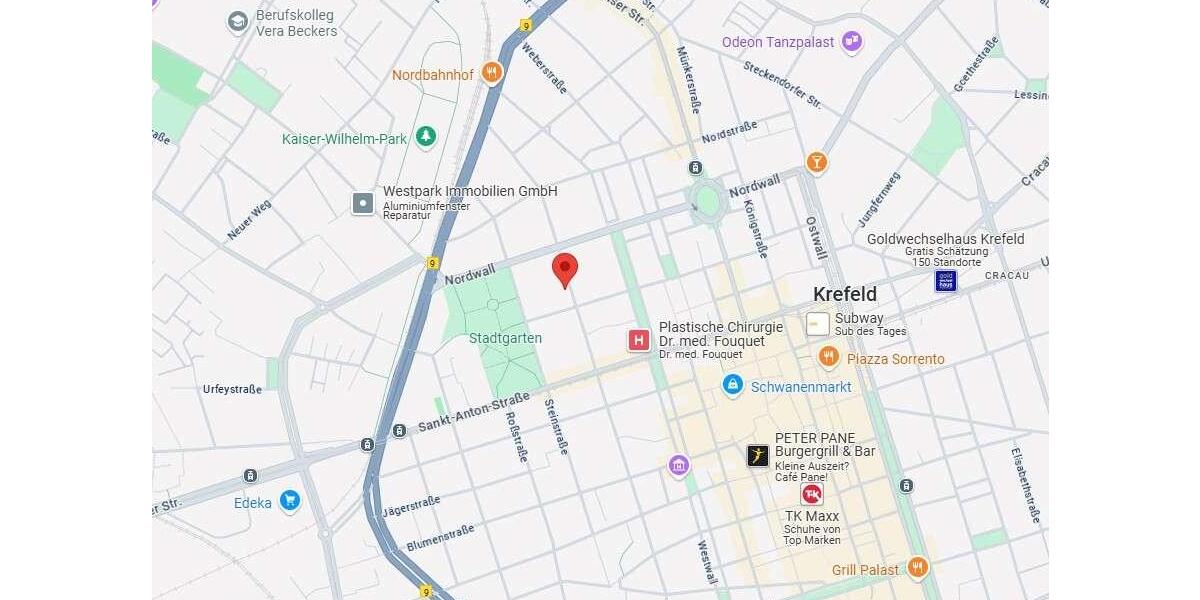 Etagenwohnung Krefeld - 1 Zimmer, 31 m&sup2;, 400&euro; | Angebot:26143585