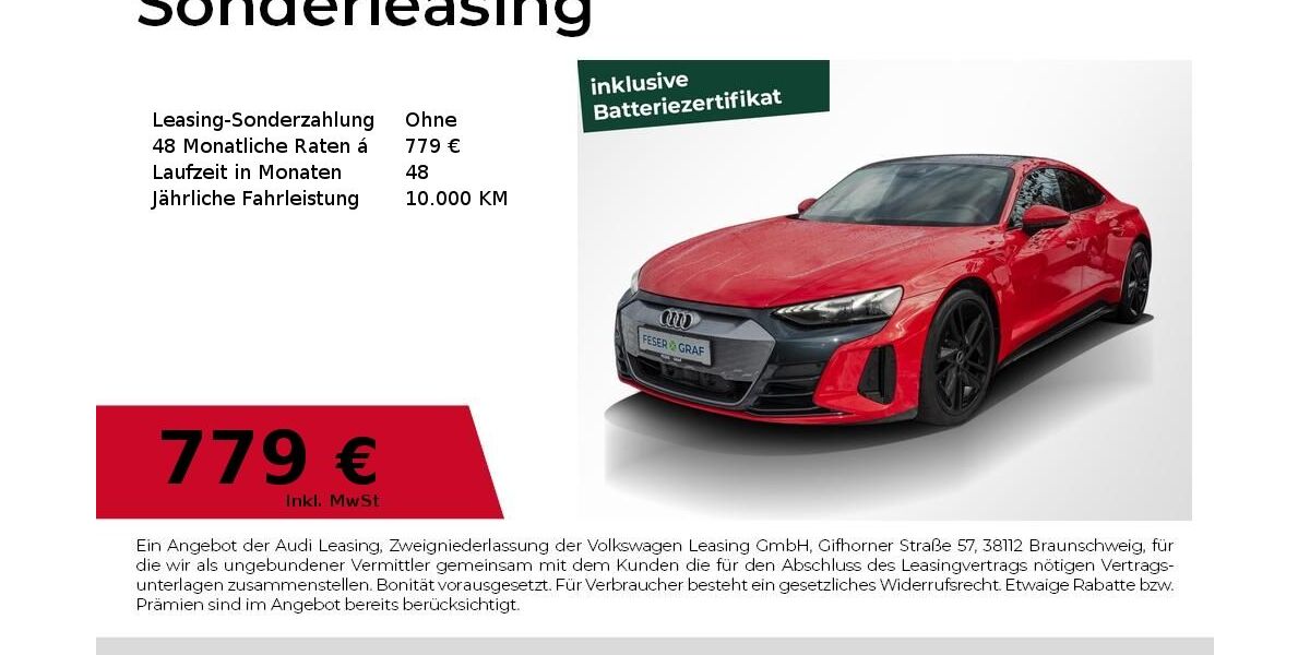 Audi e-tron GT 23.664 km 51.940 &euro; Magdeburg 39126
