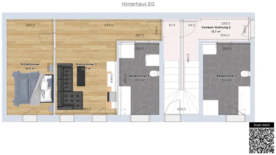 Maisonettenwohnung Taucha - 3 Zimmer, 106 m&sup2;, 899&euro; | Angebot:25363675