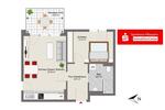 Erdgeschoßwohnung Aichach - 2 Zimmer, 50 m&sup2;, 750&euro; | Angebot:26618209