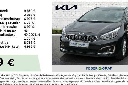 Kia ceed Sportswagon 133.712 km 9.850 &euro; Roth 91154