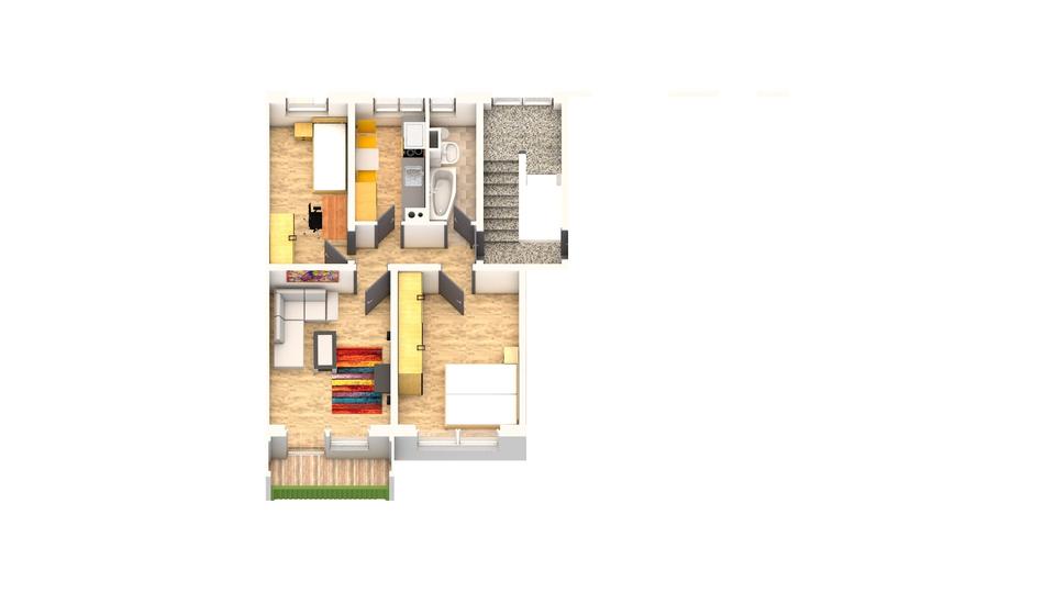 Etagenwohnung Zittau - 3 Zimmer, 58 m&sup2;, 355&euro; | Angebot:26686442