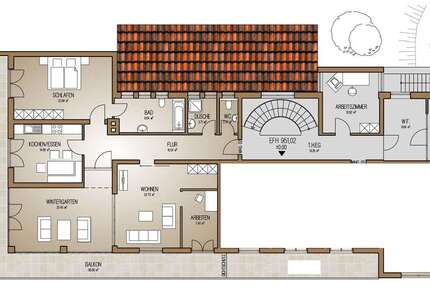 Wohnung Klais Klais - 3.5 Zimmer, 143 m&sup2;, 695.000&euro; | Angebot:26585371