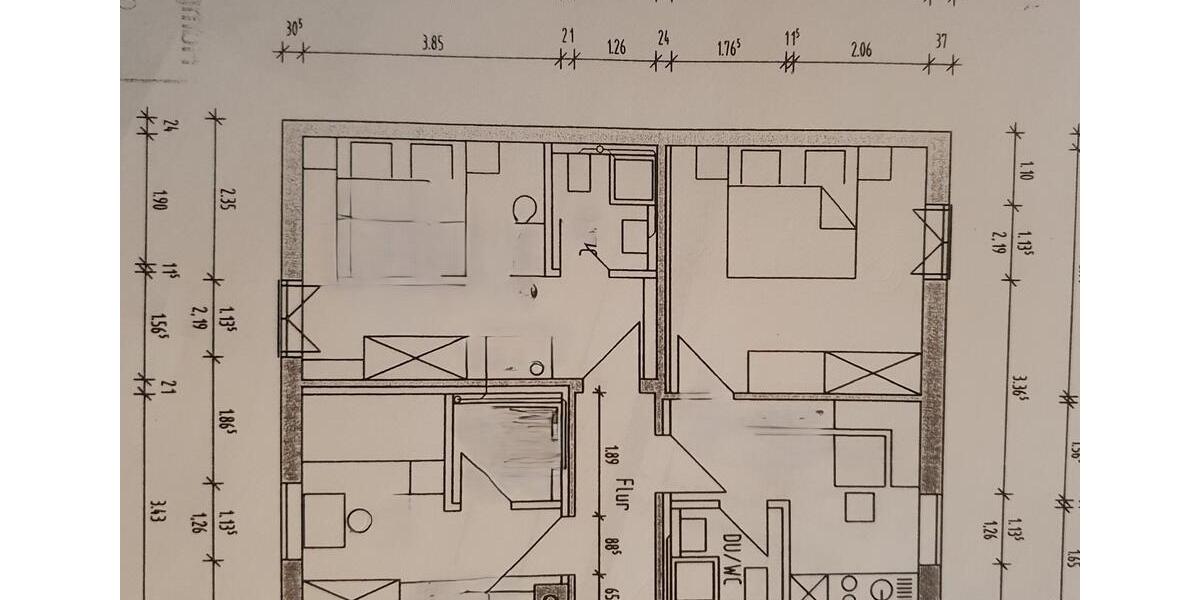 Etagenwohnung Pocking - 3 Zimmer, 70 m&sup2;, 650&euro; | Angebot:26222500