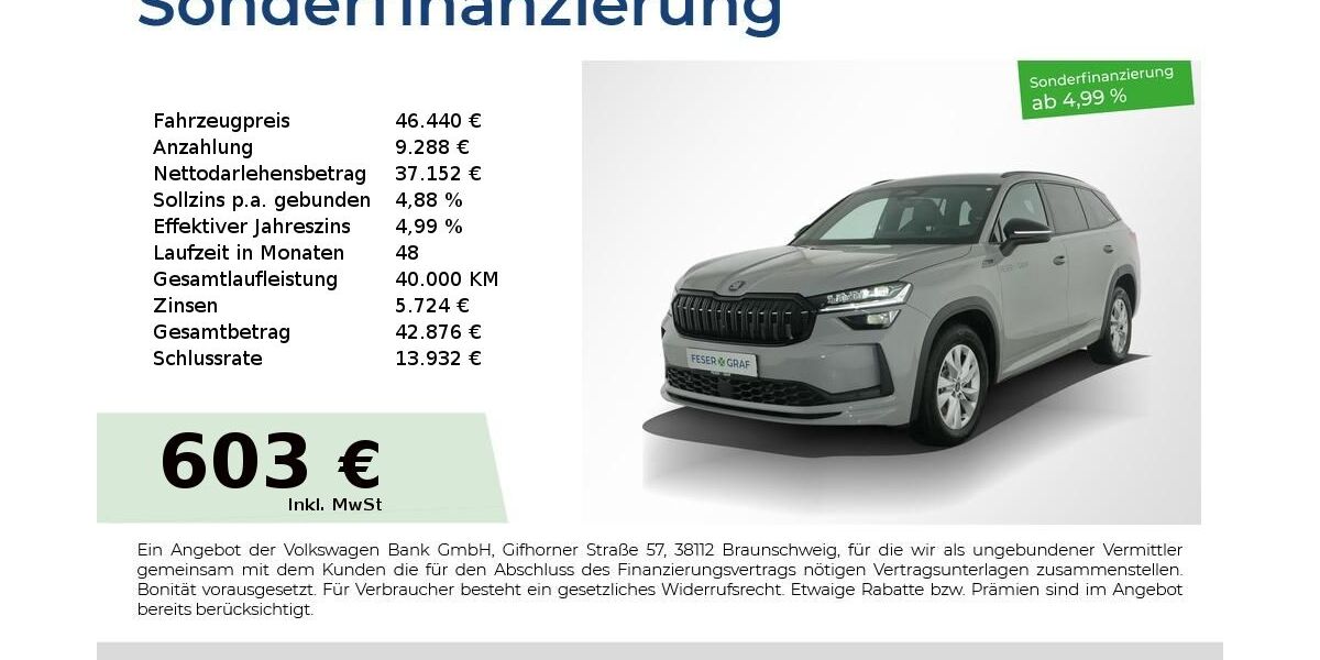 Skoda Kodiaq 9.900 km 46.440 &euro; Nürnberg 90441