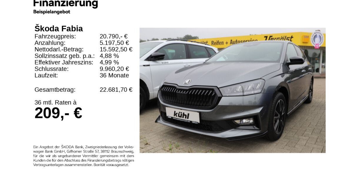 Skoda Fabia 5.600 km 19.690 &euro; Gifhorn 38518