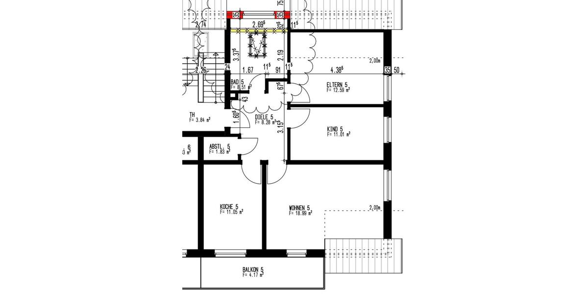 Dachgeschoßwohnung Lohne (Oldenburg) - 3 Zimmer, 73 m&sup2;, 800&euro; | Angebot:26408255