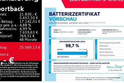 Audi A3 98.395 km 20.960 &euro; Rottweil 78628