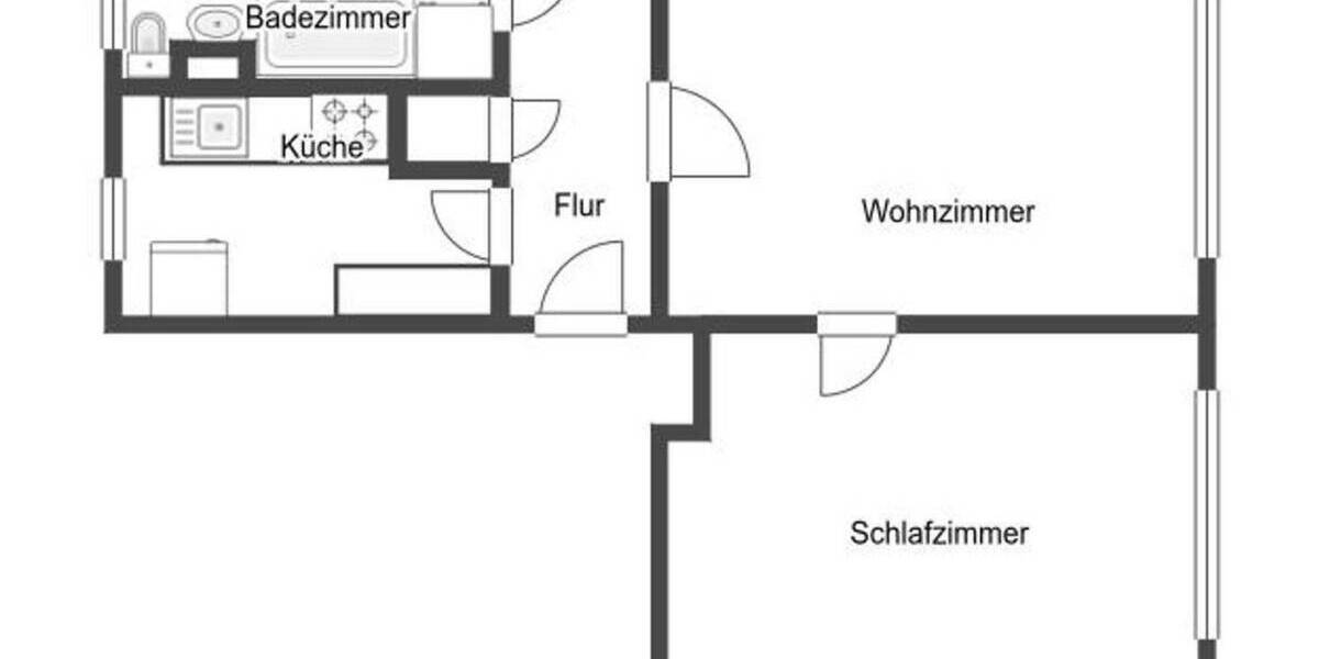 Etagenwohnung Pegau - 2 Zimmer, 47 m&sup2;, 35.000&euro; | Angebot:25538073
