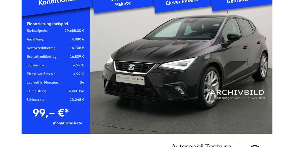 Seat Ibiza 22.472 km 19.688 &euro; Leverkusen 51379