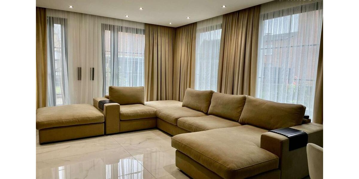 Luxuriöse Doppelhaushälfte mit Smart-Home-System, Alarmanlage, Kamin, Garten, - möbliert zur Miete 5 zimmer