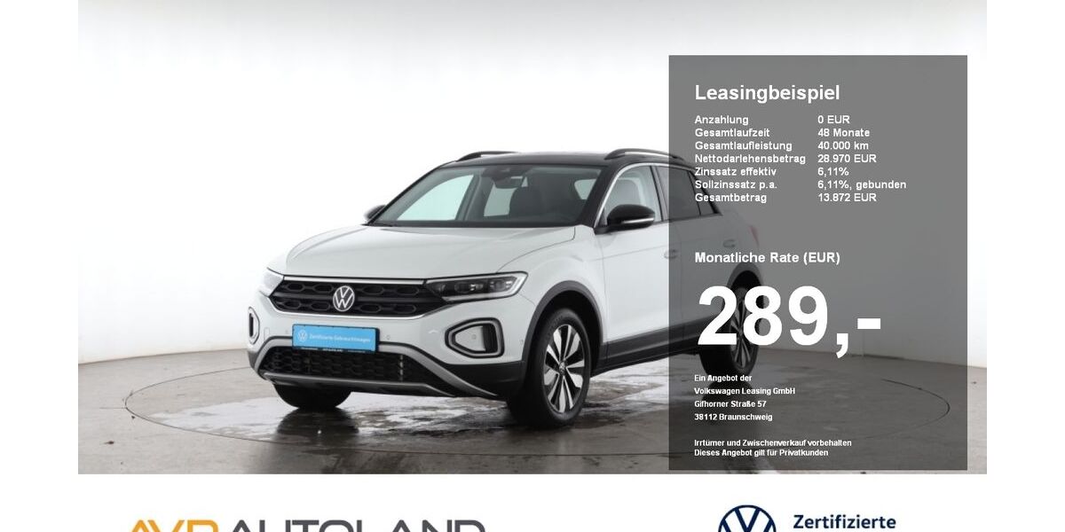 VW T-Roc 25.595 km 26.790 &euro; Plattling 94447