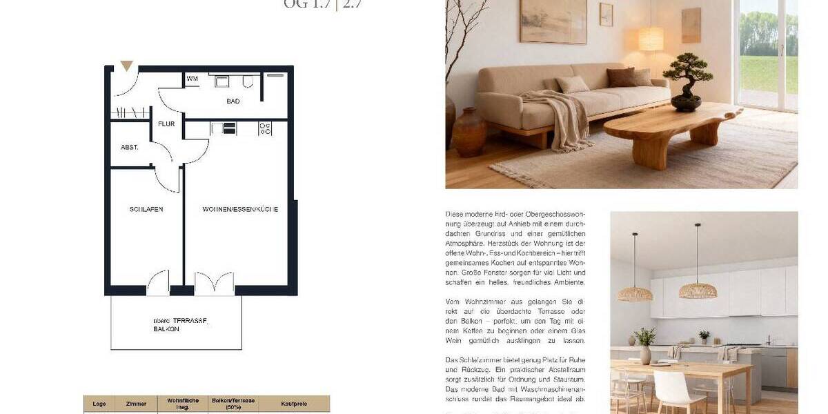 Etagenwohnung Fredenbeck - 2 Zimmer, 69 m&sup2;, 299.500&euro; | Angebot:25741882