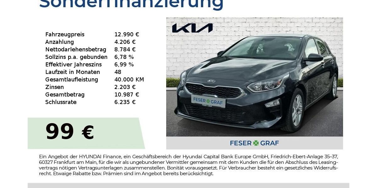 Kia ceed / Ceed 79.869 km 12.990 &euro; Schwabach 91126