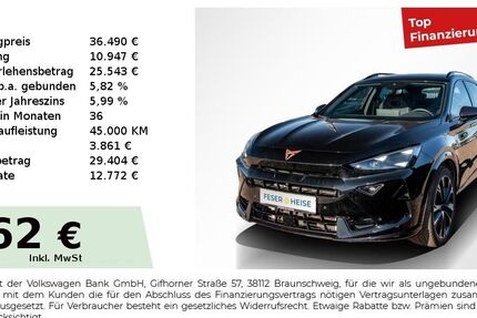 Cupra Formentor 38.565 km 35.450 &euro; Köthen 06366
