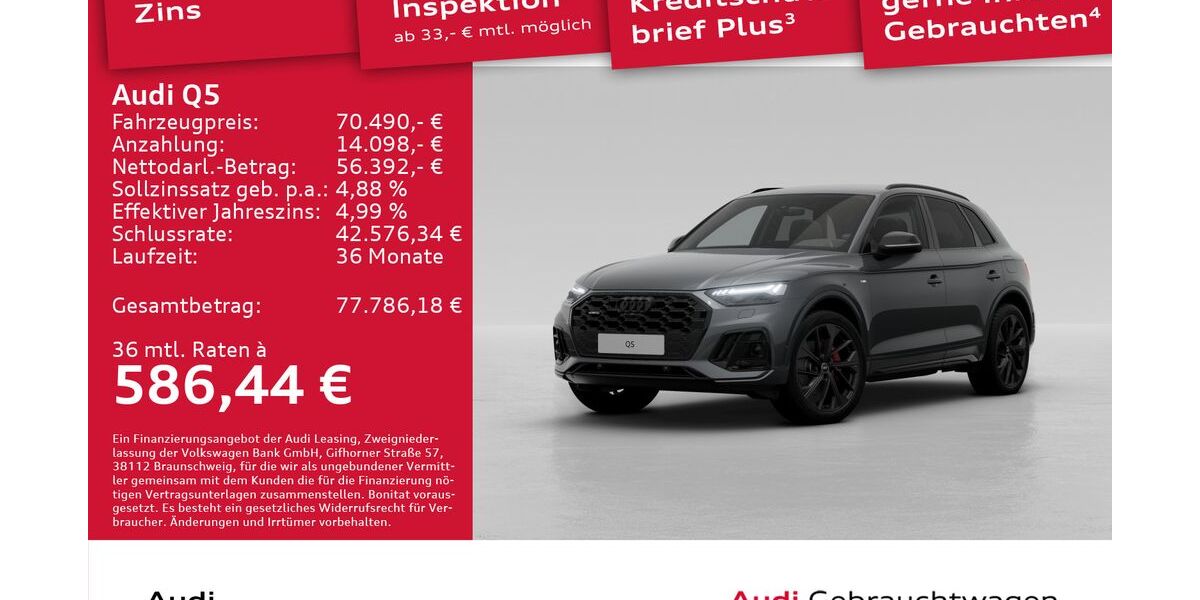 Audi Q5 5.000 km 70.490 € Dresden 01067