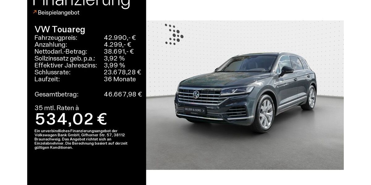 VW Touareg 64.300 km 42.990 &euro; Haßfurt 97437