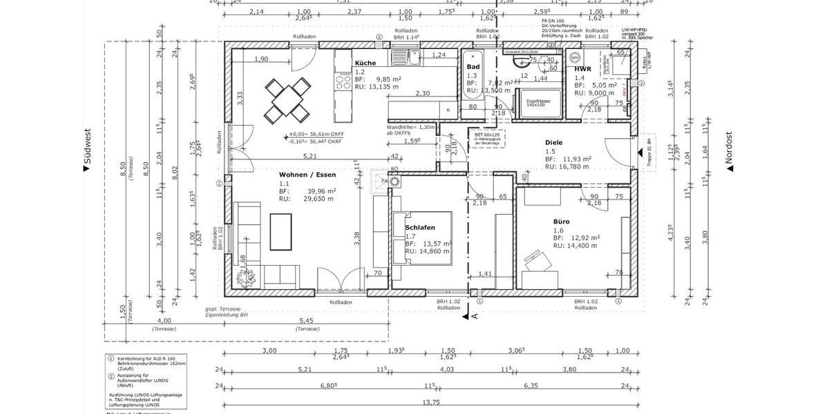 Einfamilienhaus - Bungalowstil 3 zimmer