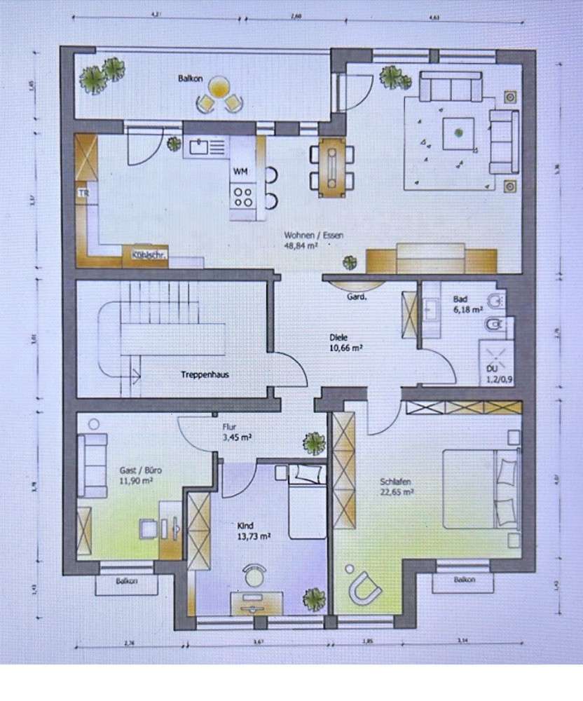 Wohnung zum Kaufen in Düsseldorf 649.000 € 122 m²