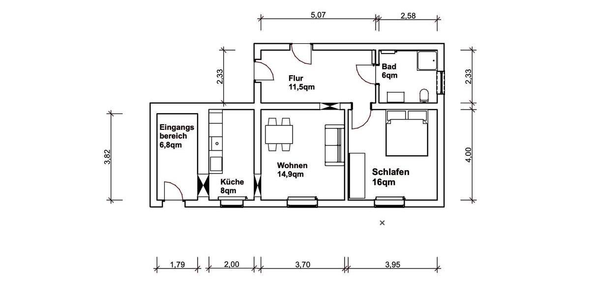 Erdgeschoßwohnung Blankenrath - 3 Zimmer, 63 m&sup2;, 475&euro; | Angebot:26670990