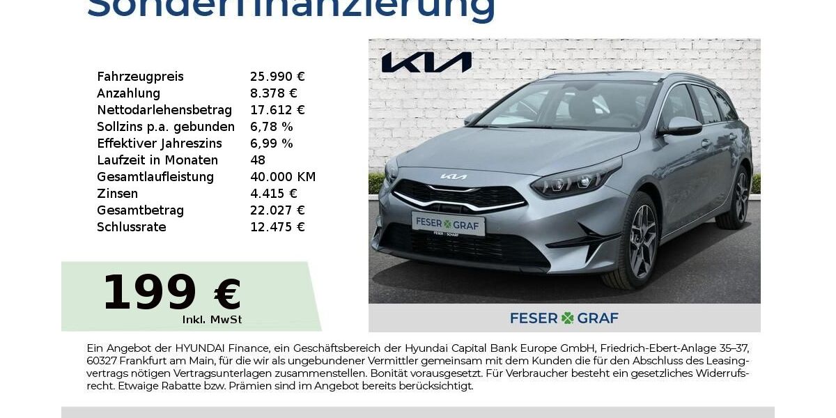 Kia ceed Sportswagon 5.307 km 25.850 &euro; Roth 91154