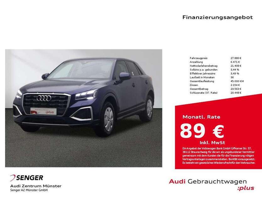 Audi Q2 9.740 km 27.880 € Münster 48153