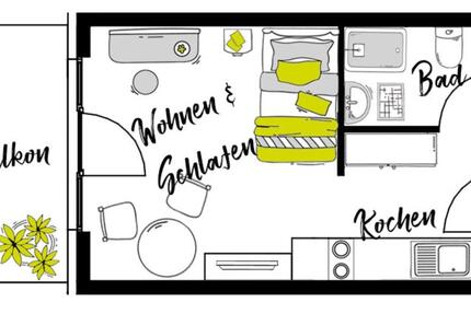 Komfort-Apartments mit Balkon - Fußläufig zur PH