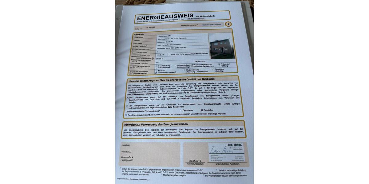Doppelhaushälfte Eschweiler - 5 Zimmer, 130 m&sup2;, 389.000&euro; | Angebot:26940621
