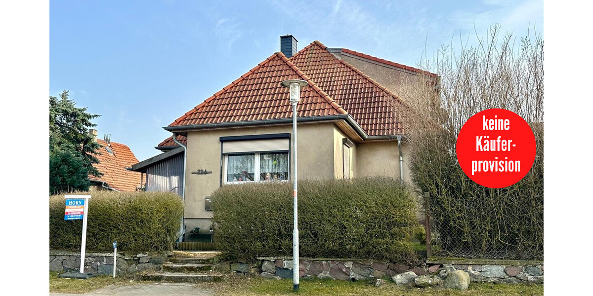 HORN IMMOBILIEN ++RESERVIERT! Doppelhaushälfte mit großem Grundstück in Burg Stargard Quastenberg - Doppelhaushälfte Burg Stargard | Angebot:25821902
