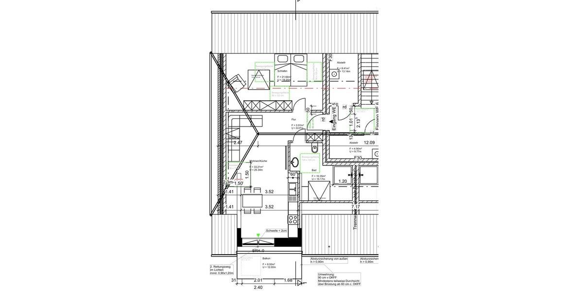 Dachgeschoßwohnung Porta Westfalica - 2 Zimmer, 68 m&sup2;, 790&euro; | Angebot:26602708